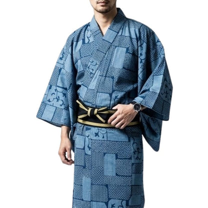 Kimono Japonais Style Samouraï Avec Coupe Droite