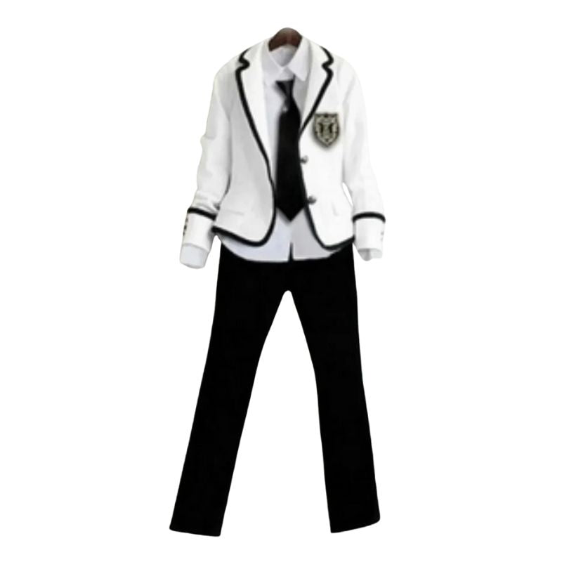 Uniforme Japonais Avec Blazer Et Pantalon Ajusté