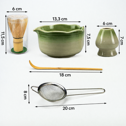Kit Matcha 5 Pièces Couleur Dégradée