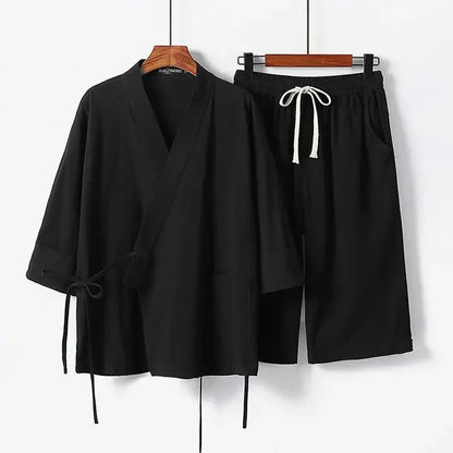 Jinbei Homme Moderne En Tissu Fluide