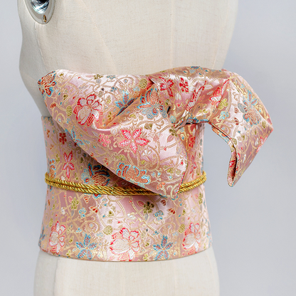 Ceinture Obi Yukata Rose