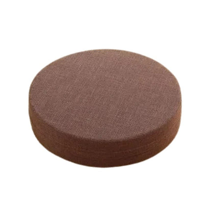 Coussin Japonais Rond En Lin Avec Assise Épaisse