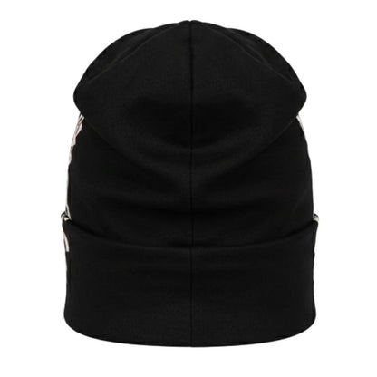 Bonnet Japonais Noir Style Karaté Avec Logo Kyokushin