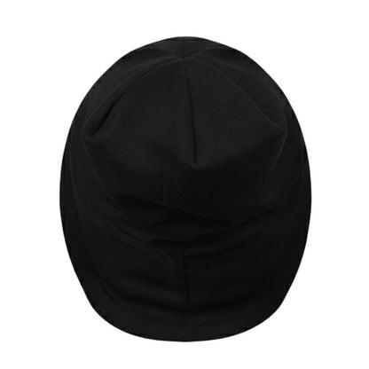 Bonnet Japonais Noir Style Ninja Avec Motif Kanji