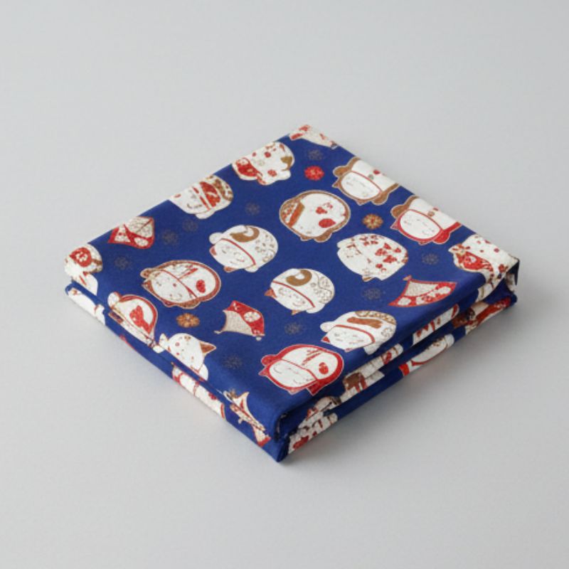 Furoshiki Japonais Illustré De Maneki Neko