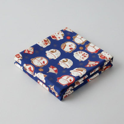 Furoshiki Japonais Illustré De Maneki Neko