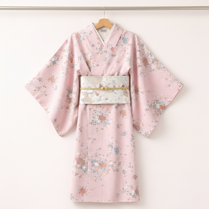 Kimono Traditionnel Imprimé Floral