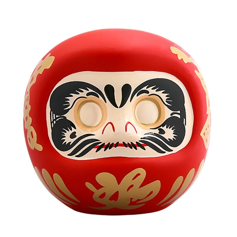 Daruma Tirelire Traditionnelle En Céramique