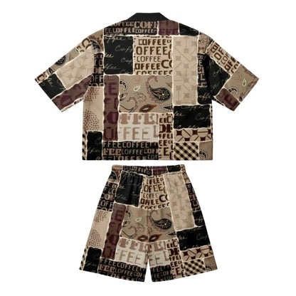 Ensemble Kimono Japonaise Avec Illustration Contemporaine