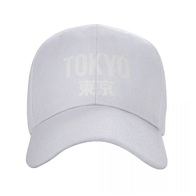 Casquette Japonaise Tokyo En Coton Avec Inscription Kanji