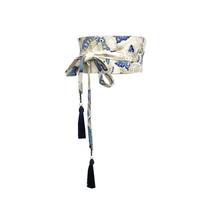 Ceinture Obi À Motif Papillons