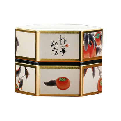 Boîte à Thé Japonaise Illustrée De Fruits