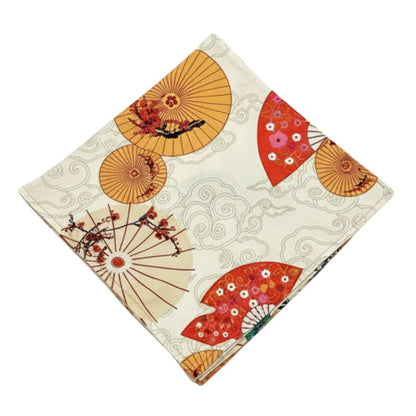 Furoshiki Japonais Aux Éventails Traditionnels