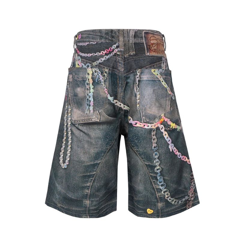 Short Japonais Streetwear Homme Vintage
