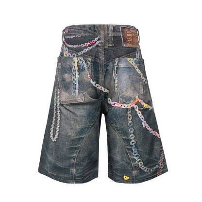 Short Japonais Streetwear Homme Vintage