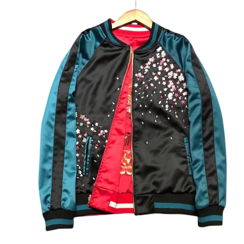 Sukajan Homme Réversible Double Face Style Japonais