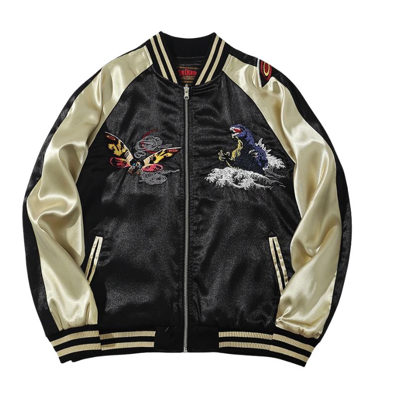 Sukajan Homme Avec Broderie Artistique