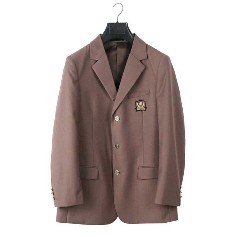 Uniforme Japonais Marron En Style Académique