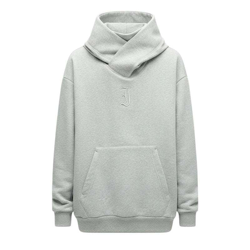 Sweat Japonais Streetwear Avec Capuche Col Roulé