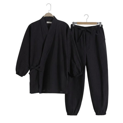 Jinbei Homme Ensemble Traditionnel Confortable