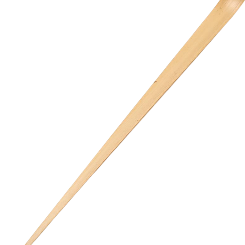 Cuillère Matcha En Bambou Sculpté Avec Forme Élancée