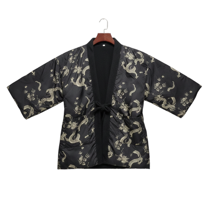 Hanten Homme Japonais À Motifs Dragons Traditionnels