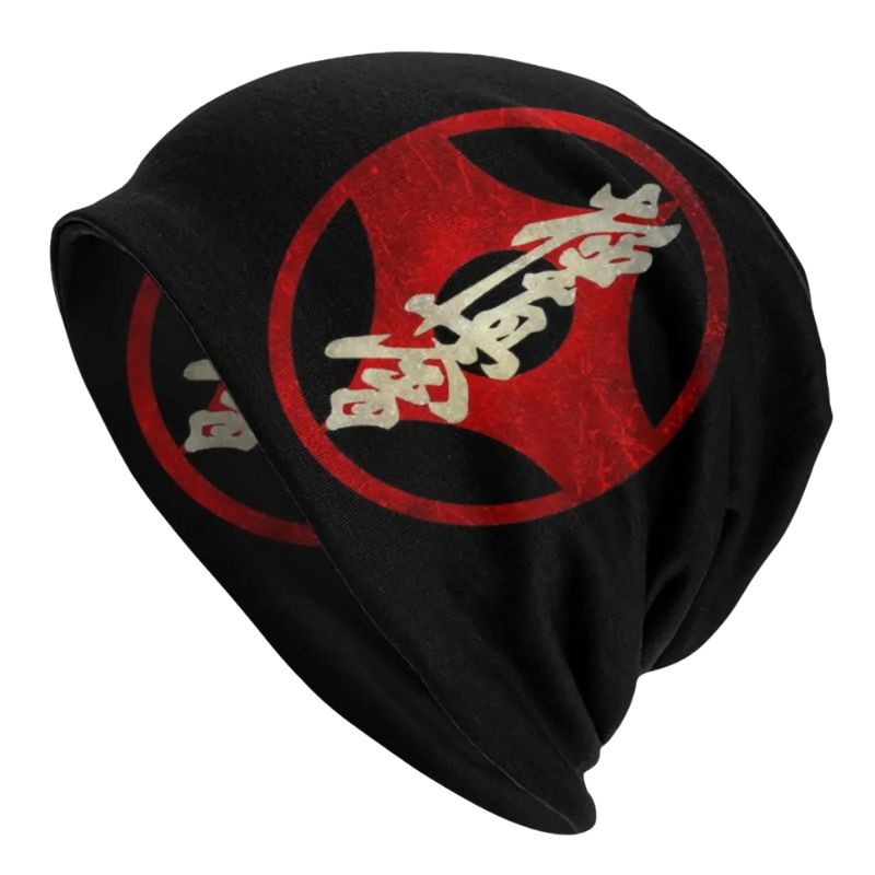 Bonnet Japonais Mode Urbaine Avec Logo Rouge