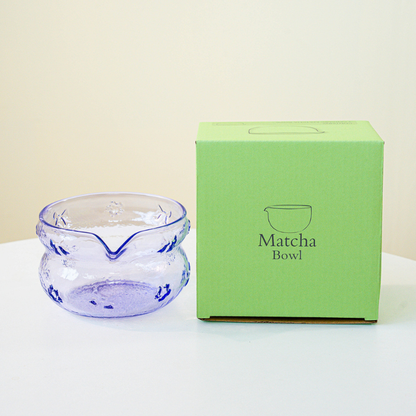 Bol Matcha En Verre Coloré Avec Forme Ergonomique