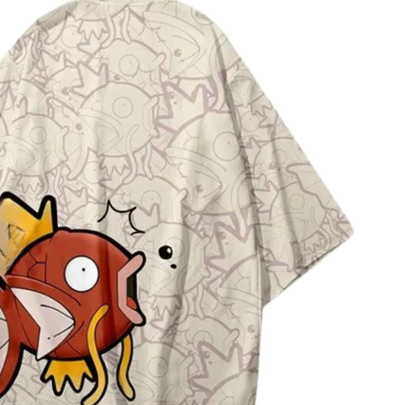 Ensemble Kimono Japonais Avec Motif Poisson Koi Illustré