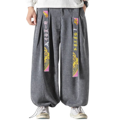 Pantalon Japonais Ample Homme Style Harajuku