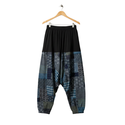 Pantalon Japonais Harem Homme Style Patchwork