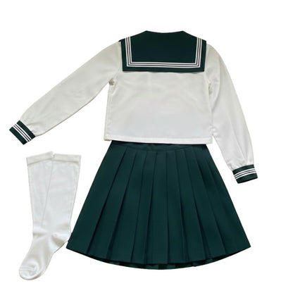 Uniforme Japonais Style Étudiant En Ensemble Marin Chic