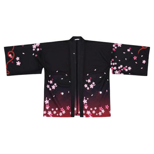 Veste Kimono Avec Motif Japonais Renard Et Fleurs Sakura