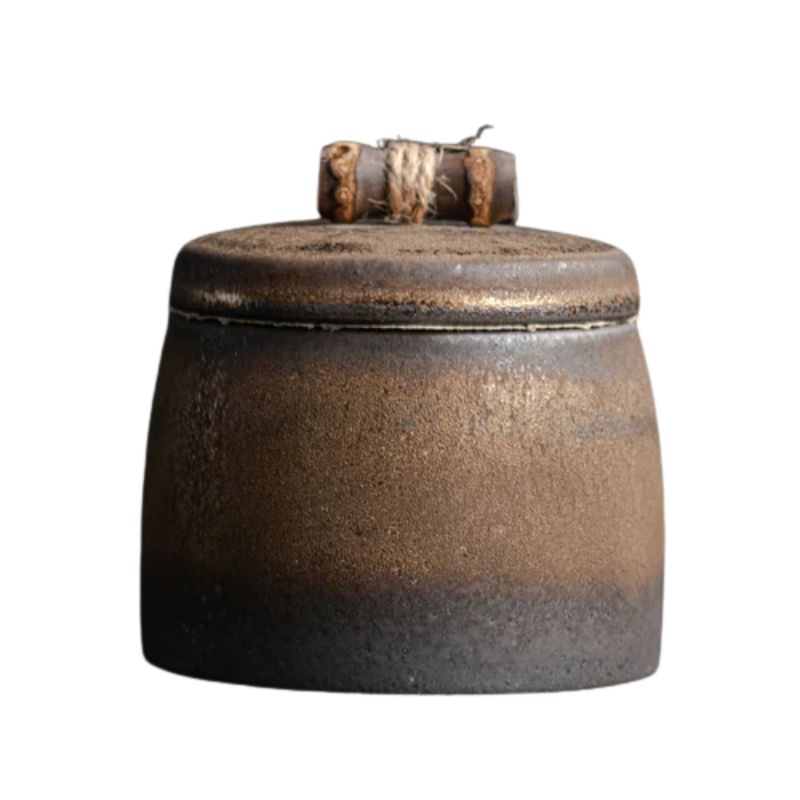 Boîte à Thé Japonaise en Céramique