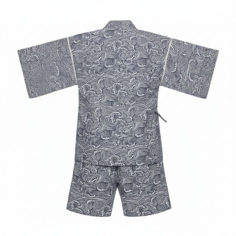 Jinbei Homme Avec Motif Vagues