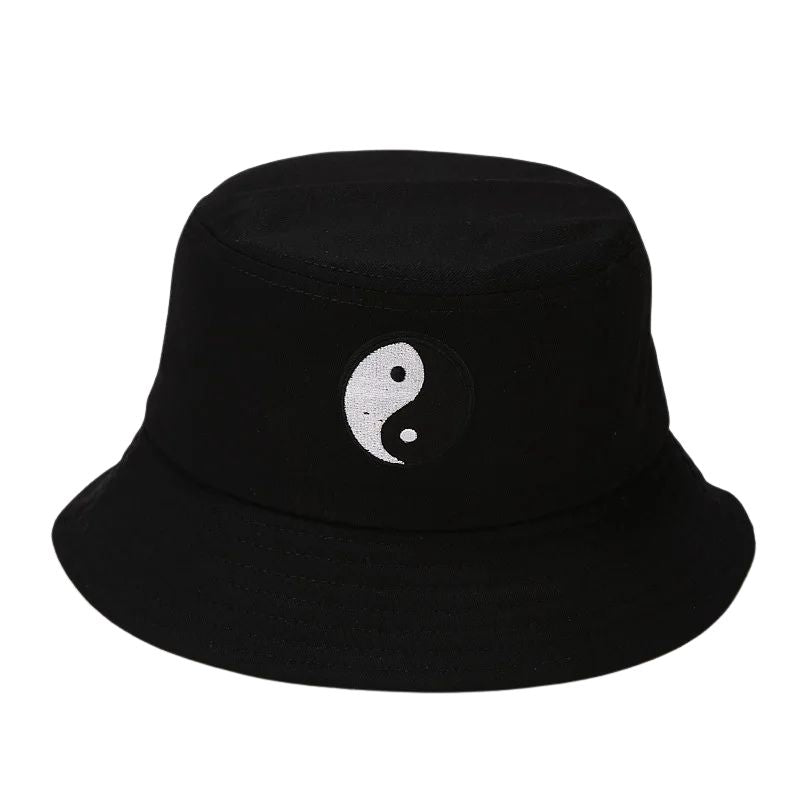 Chapeau Streetwear Avec Symbole Yin Yang Style Urbain