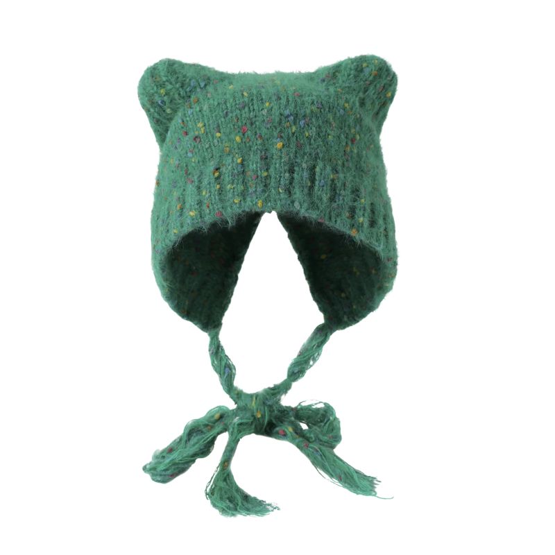 Bonnet Japonais Avec Design Oreilles Chat