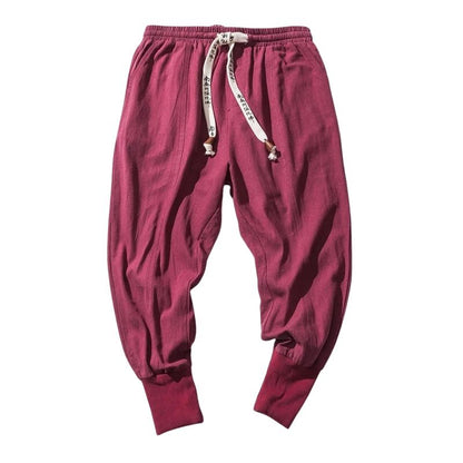 Pantalon Japonais Minimaliste Homme Style Jogging Ample