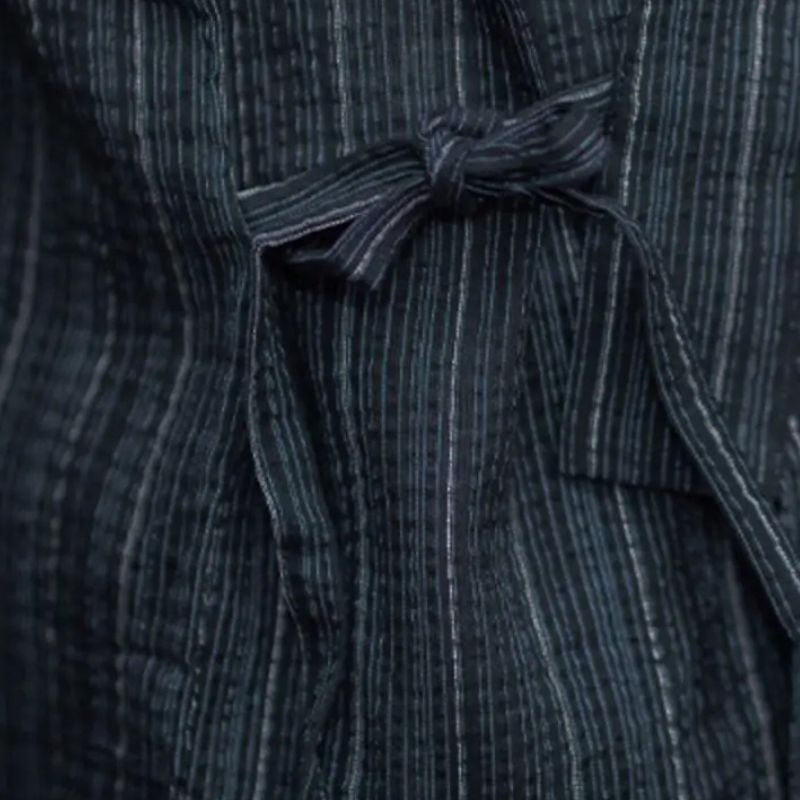 Jinbei Homme Japonais Noir Traditionnel