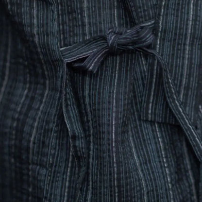 Jinbei Homme Japonais Noir Traditionnel