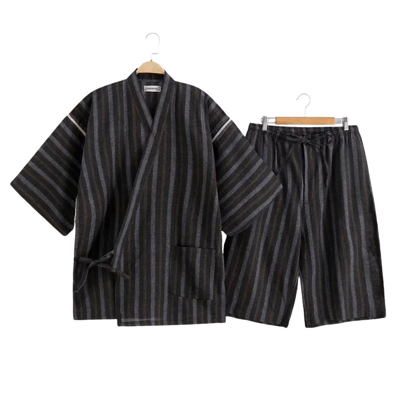 Jinbei Homme Tradition Japonaise En Coton Léger