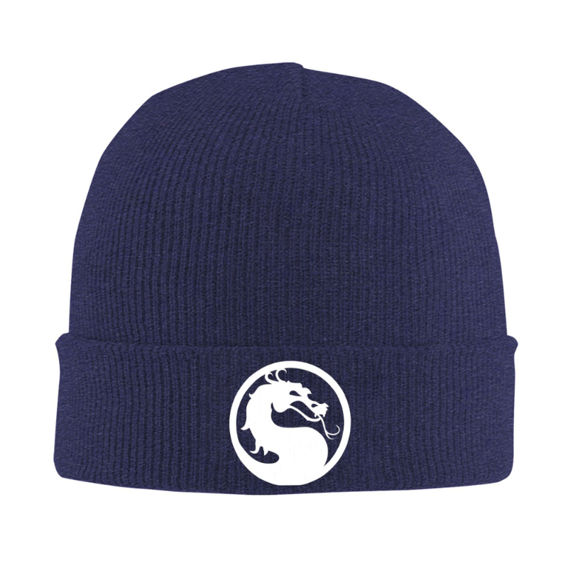 Bonnet Japonais Hiver Unisexe Avec Emblème Dragon