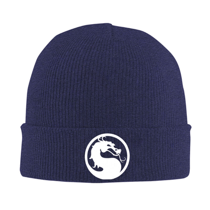Bonnet Japonais Hiver Unisexe Avec Emblème Dragon