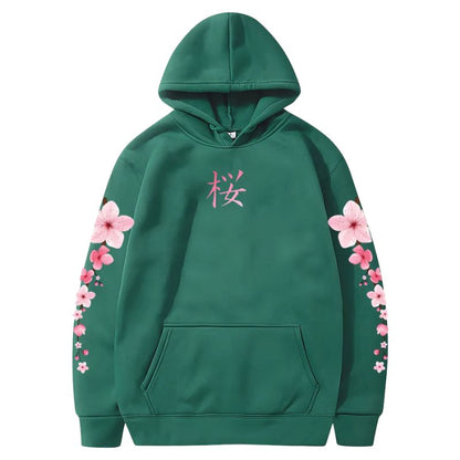 Sweat Japonais En Coupe Décontractée Avec Imprimé Sakura