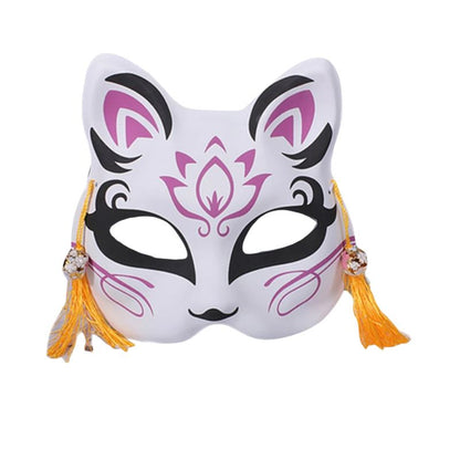 Masque Kitsune Festival Avec Ornements Suspendus