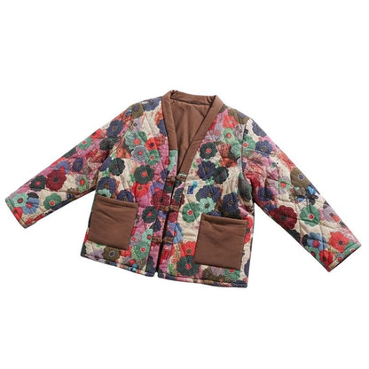 Hanten Femme Multicolore En Motif Floral Artistique