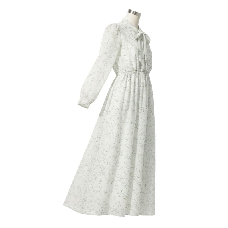 Robe Japonaise En Style Champêtre Avec Coupe Midi