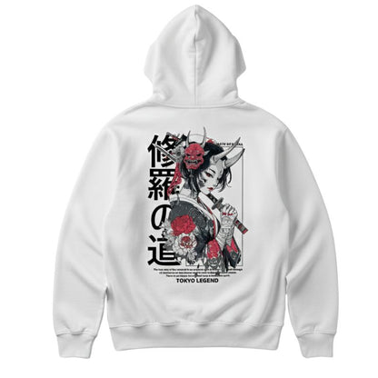 Sweat Japonais Avec Illustration Samouraï Moderne