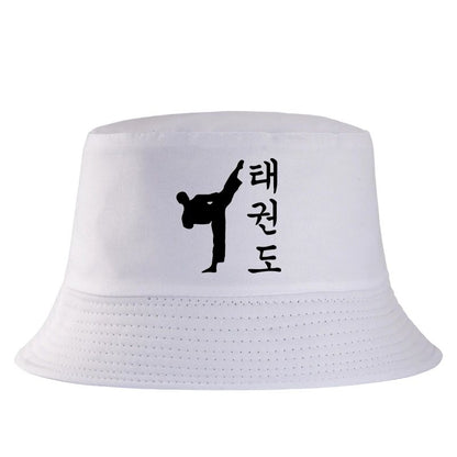 Chapeau Streetwear Avec Silhouette Arts Martiaux