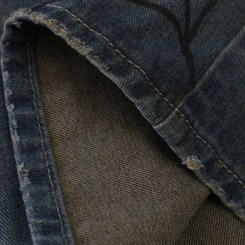 Short Japonais Harajuku Homme en Jean Décontracté